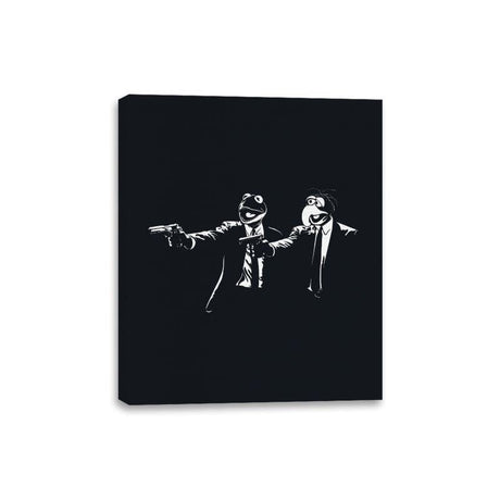 Pulp Puppets - Canvas Wraps Canvas Wraps RIPT Apparel 8x10 / Black