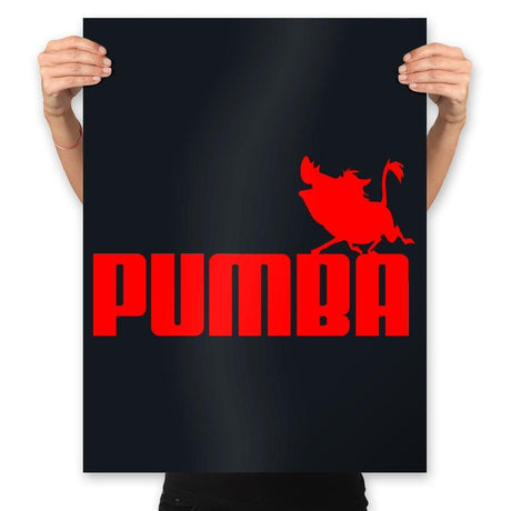 Pumba - Prints Posters RIPT Apparel 18x24 / Black