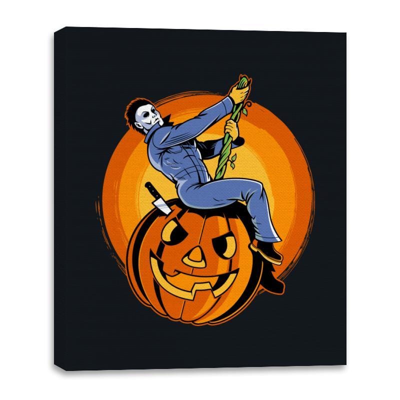 Pumpkin Ball - Canvas Wraps Canvas Wraps RIPT Apparel 16x20 / Black