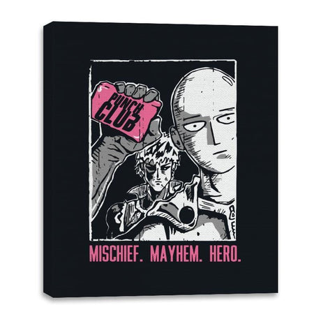 Punch Club - Canvas Wraps Canvas Wraps RIPT Apparel 16x20 / Black