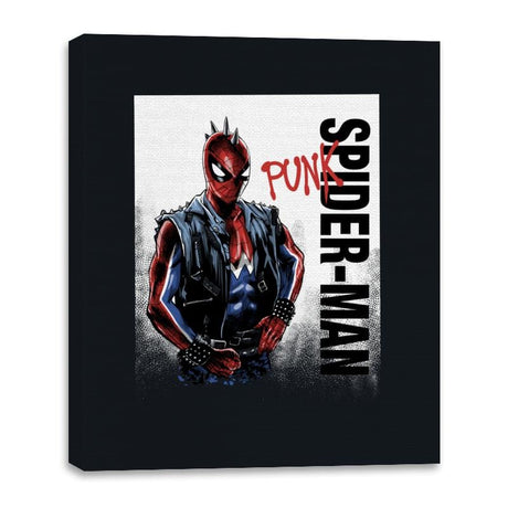 Punk - Canvas Wraps Canvas Wraps RIPT Apparel 16x20 / Black