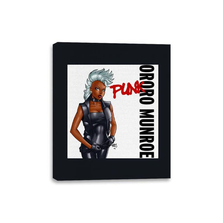 Punk - Canvas Wraps Canvas Wraps RIPT Apparel 8x10 / Black