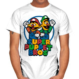 Puppet Bros Game - Mens T-Shirts RIPT Apparel Small / White