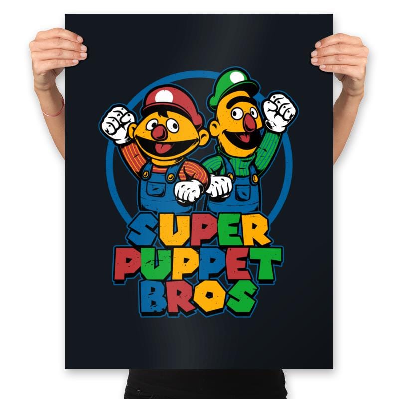 Puppet Bros Game - Prints Posters RIPT Apparel 18x24 / Black