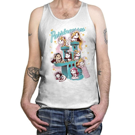 Purrrincess - Tanktop Tanktop RIPT Apparel X-Small / White