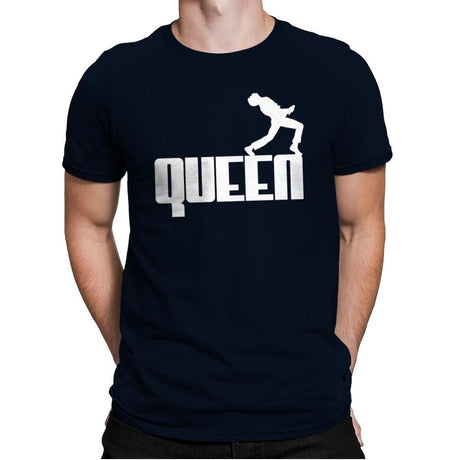 QUEEN - Mens Premium T-Shirts RIPT Apparel Small / Midnight Navy