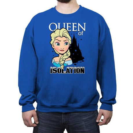 Queen of Isolation - Crew Neck Sweatshirt Crew Neck Sweatshirt RIPT Apparel Small / Royal