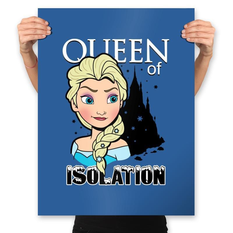 Queen of Isolation - Prints Posters RIPT Apparel 18x24 / Royal