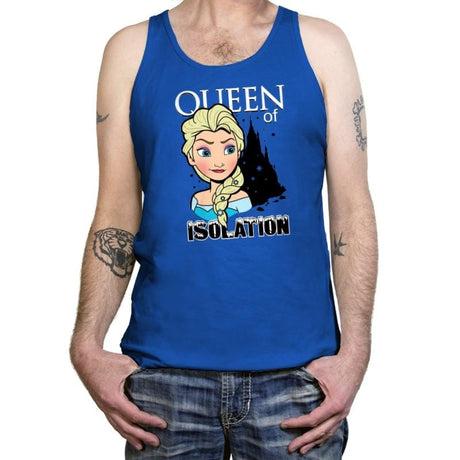 Queen of Isolation - Tanktop Tanktop RIPT Apparel X-Small / True Royal