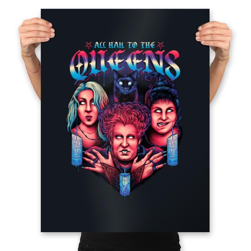 Queens of Halloween - Prints Posters RIPT Apparel 18x24 / Black