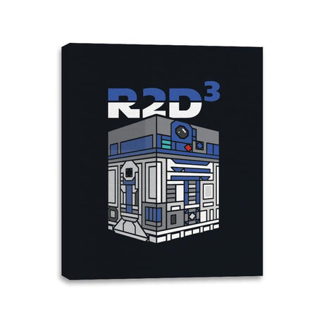 R2Dcubed - Canvas Wraps Canvas Wraps RIPT Apparel 11x14 / Black