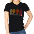 Raccoon City 1996 - Womens T-Shirts RIPT Apparel Small / Black