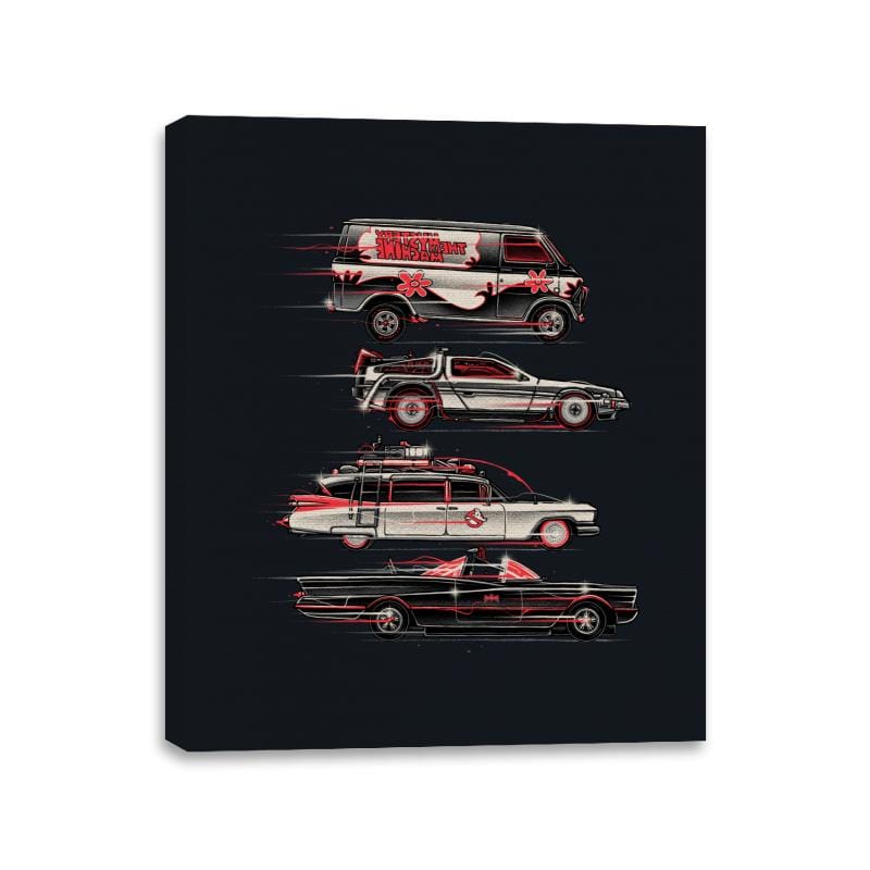 Race to Save the Day - Canvas Wraps Canvas Wraps RIPT Apparel 11x14 / Black