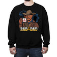 Rad Dad - Crew Neck Sweatshirt Crew Neck Sweatshirt RIPT Apparel Small / Black