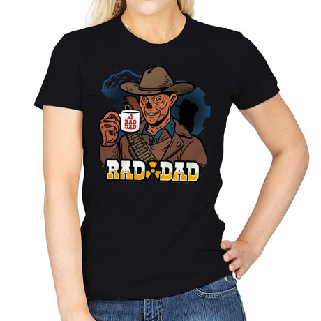 Rad Dad - Womens T-Shirts RIPT Apparel Small / Black
