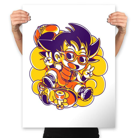 Rad Kid - Prints Posters RIPT Apparel 18x24 / White