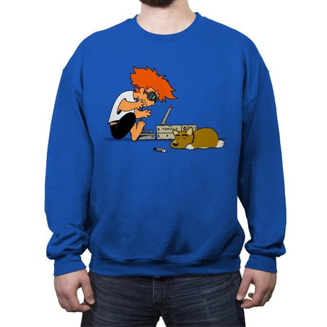 RadEd - Crew Neck Sweatshirt Crew Neck Sweatshirt RIPT Apparel Small / Royal