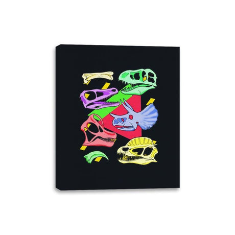 Radical Dinos - Canvas Wraps Canvas Wraps RIPT Apparel 8x10 / Black