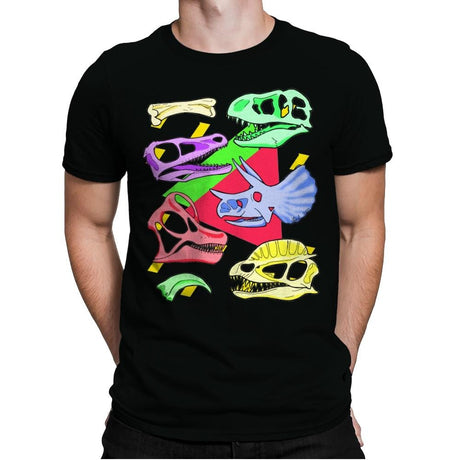 Radical Dinos - Mens Premium T-Shirts RIPT Apparel Small / Black