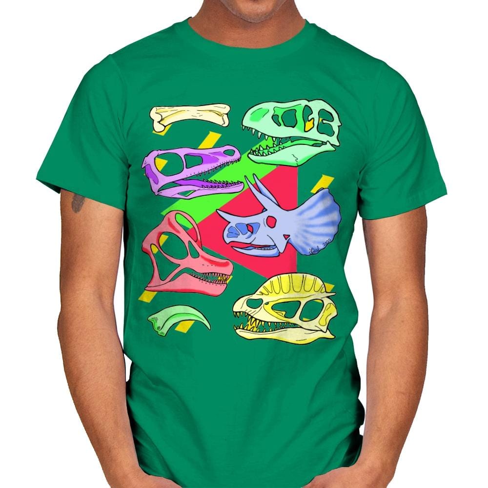 Radical Dinos - Mens T-Shirts RIPT Apparel Small / Kelly