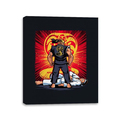 Raging Cobra - Canvas Wraps Canvas Wraps RIPT Apparel 11x14 / Black