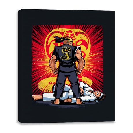 Raging Cobra - Canvas Wraps Canvas Wraps RIPT Apparel 16x20 / Black