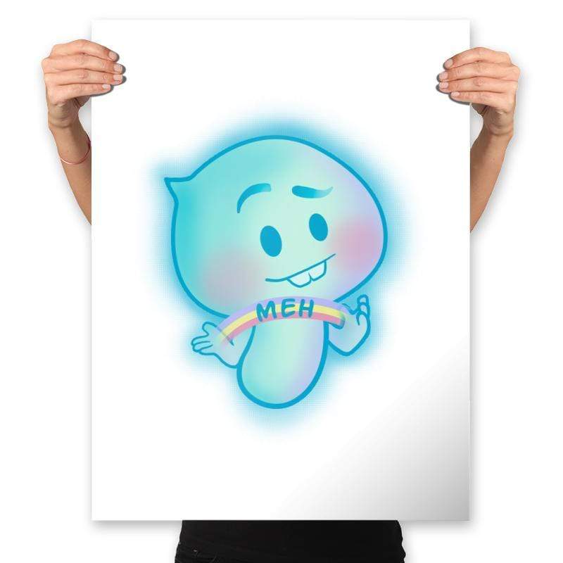 Rainbow Meh - Prints Posters RIPT Apparel 18x24 / White