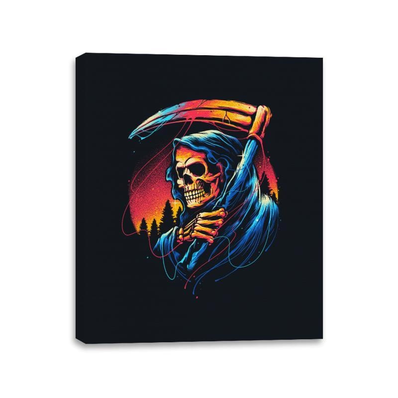 Rainbow Reaper - Canvas Wraps Canvas Wraps RIPT Apparel 11x14 / Black