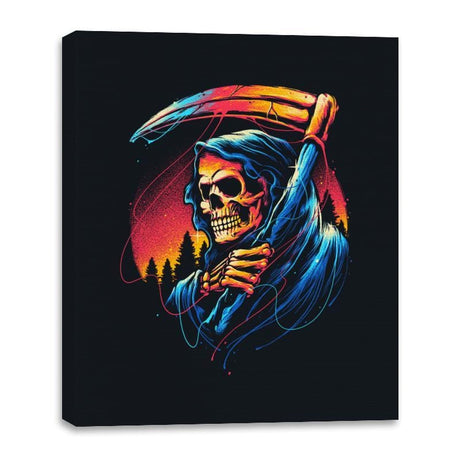 Rainbow Reaper - Canvas Wraps Canvas Wraps RIPT Apparel 16x20 / Black