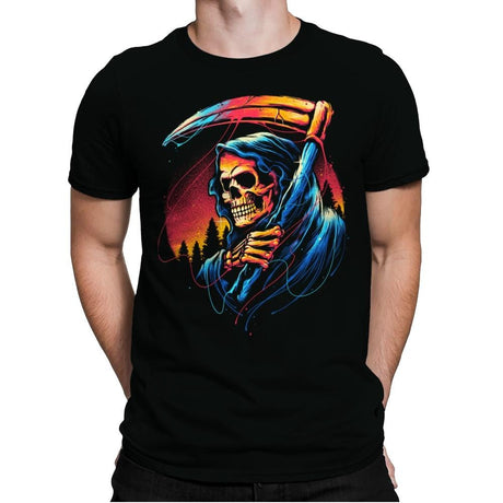 Rainbow Reaper - Mens Premium T-Shirts RIPT Apparel Small / Black