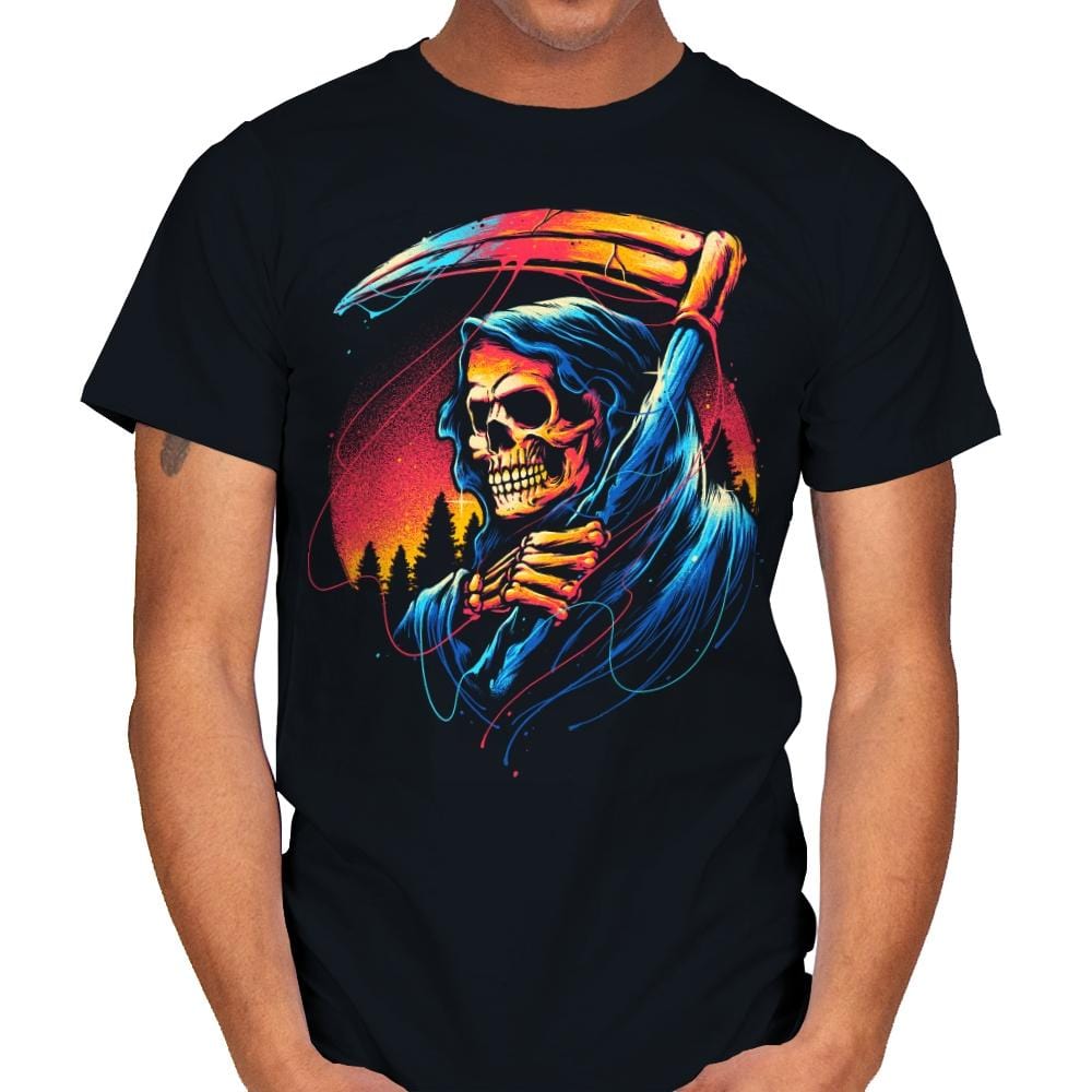 Rainbow Reaper - Mens T-Shirts RIPT Apparel Small / Black