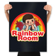 Rainbow Room - Prints Posters RIPT Apparel 18x24 / Black