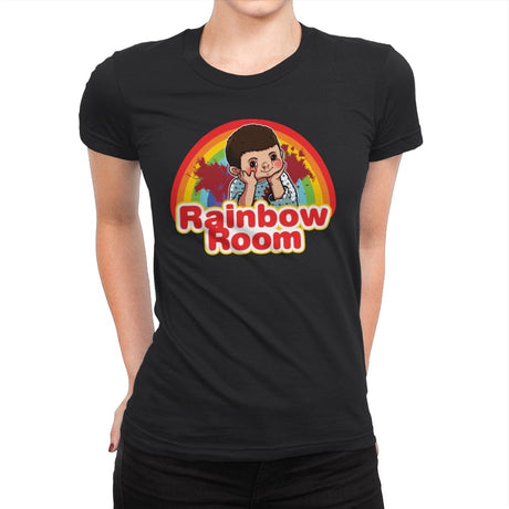 Rainbow Room - Womens Premium T-Shirts RIPT Apparel Small / Black