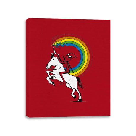 Rainbowgasm - Canvas Wraps Canvas Wraps RIPT Apparel 11x14 / Red