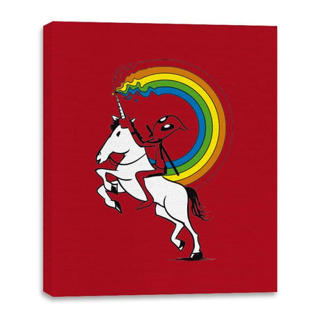 Rainbowgasm - Canvas Wraps Canvas Wraps RIPT Apparel 16x20 / Red