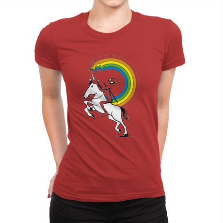 Rainbowgasm - Womens Premium T-Shirts RIPT Apparel Small / Red