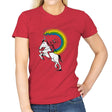 Rainbowgasm - Womens T-Shirts RIPT Apparel Small / Red