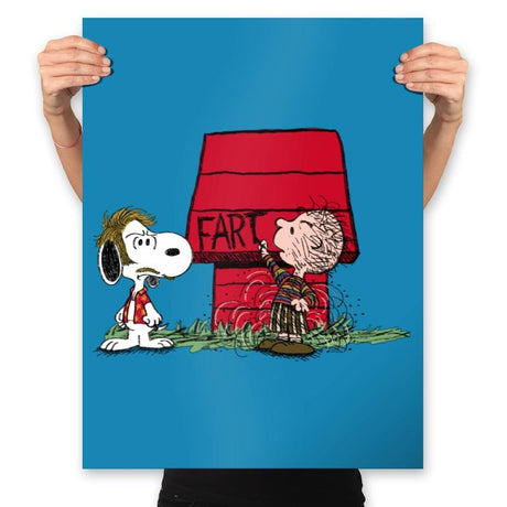 Raising Pigpen - Prints Posters RIPT Apparel 18x24 / Sapphire