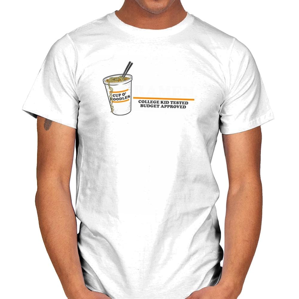 Ramen Budgest Approved Exclusive - Mens T-Shirts RIPT Apparel Small / White