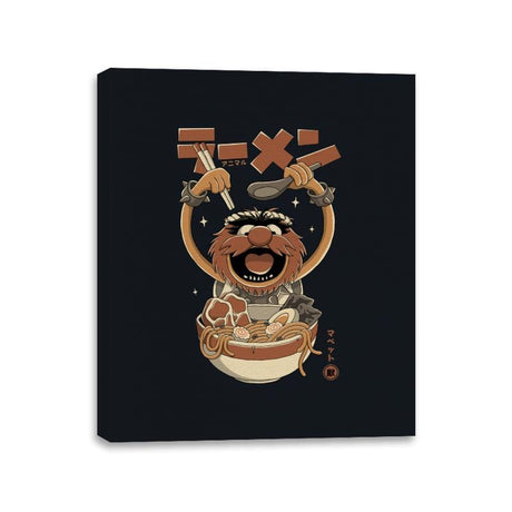 Ramen Mayhem - Canvas Wraps Canvas Wraps RIPT Apparel 11x14 / Black