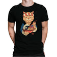 Ramen Meowster - Mens Premium T-Shirts RIPT Apparel Small / Black