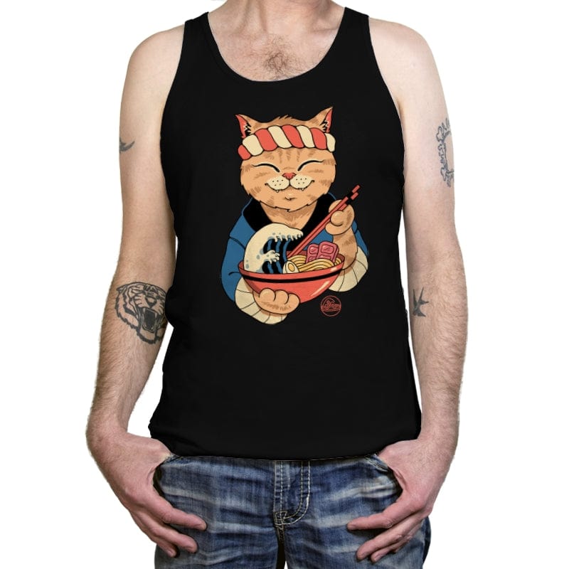 Ramen Meowster - Tanktop Tanktop RIPT Apparel X-Small / Black