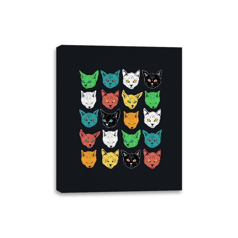 Ranom Cats - Canvas Wraps Canvas Wraps RIPT Apparel 8x10 / Black