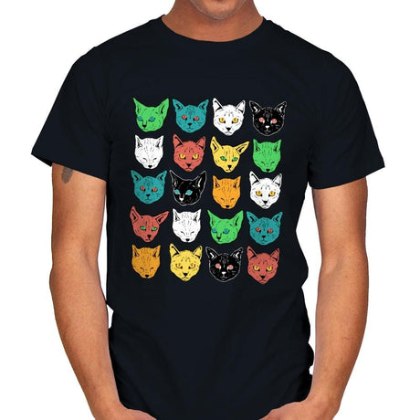 Ranom Cats - Mens T-Shirts RIPT Apparel Small / Black