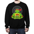 Raph is my Turtle (My Red Ninja Turtle) - Crew Neck Sweatshirt Crew Neck Sweatshirt RIPT Apparel Small / Black