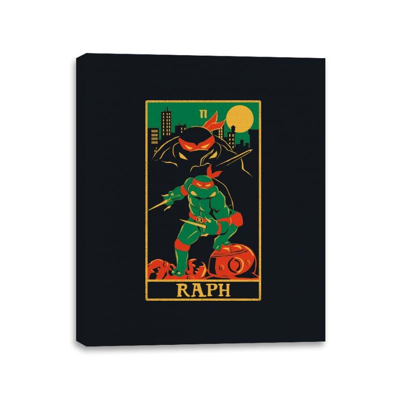 Raph Tarot Card - Canvas Wraps Canvas Wraps RIPT Apparel 11x14 / Black