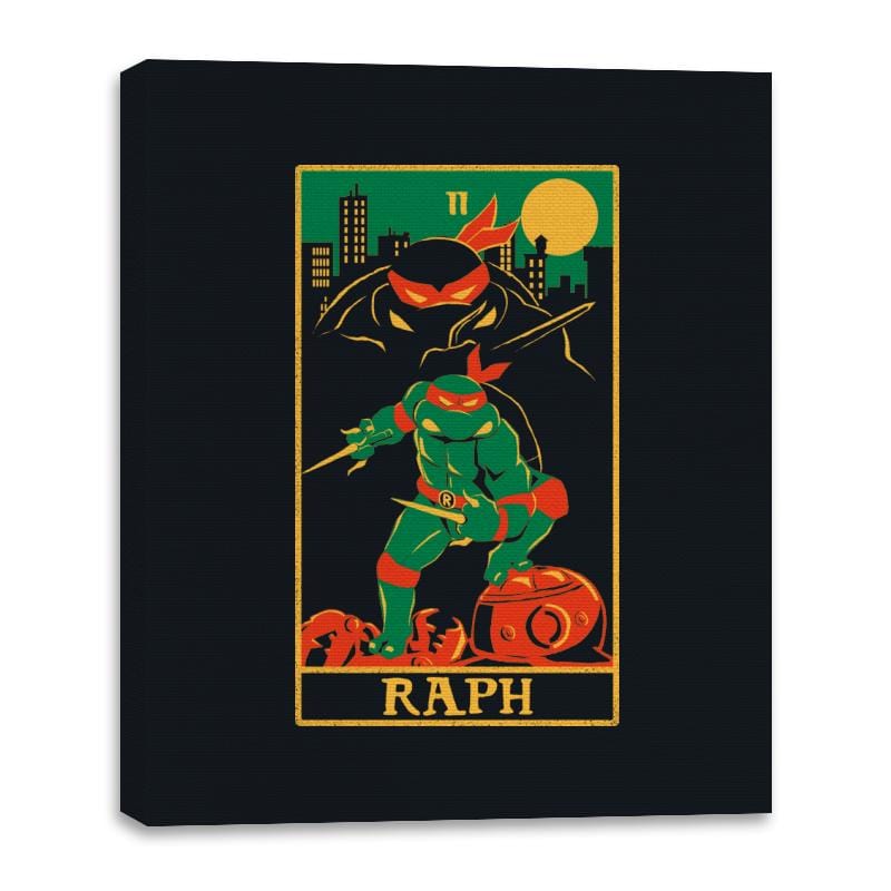 Raph Tarot Card - Canvas Wraps Canvas Wraps RIPT Apparel 16x20 / Black