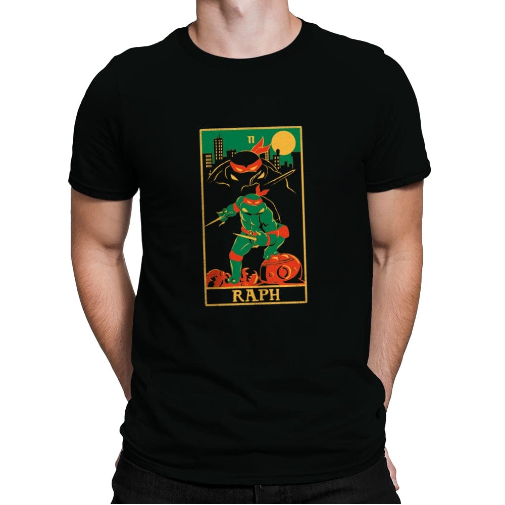 Raph Tarot Card - Mens Premium T-Shirts RIPT Apparel Small / Black