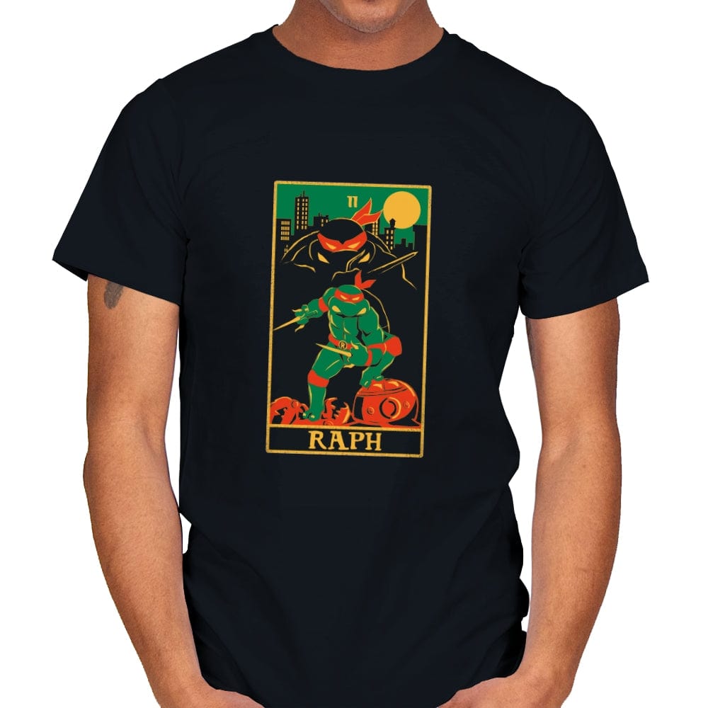 Raph Tarot Card - Mens T-Shirts RIPT Apparel Small / Black