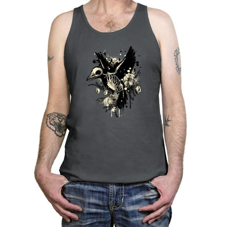 Raven bones - Tanktop Tanktop RIPT Apparel X-Small / Asphalt